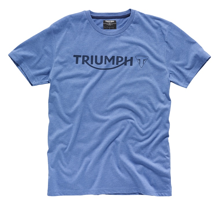 Triumph Blue Logo T-Shirt - Phillip McCallen Motorcycles